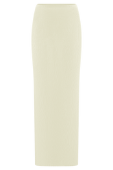 Reagan Knit Maxi Skirt - White